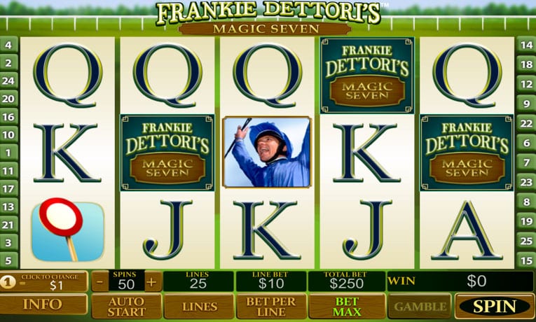 Frankie dettori magnificent seven slot free
